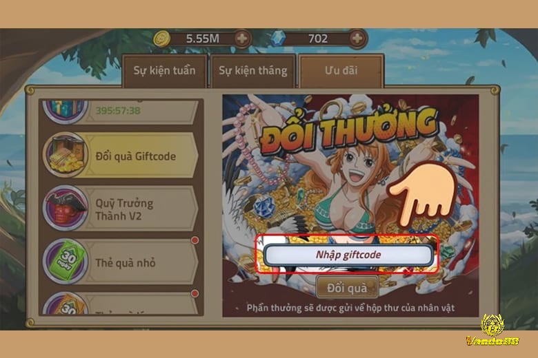 Các sự kiện với rất nhiều giftcode thú vị
