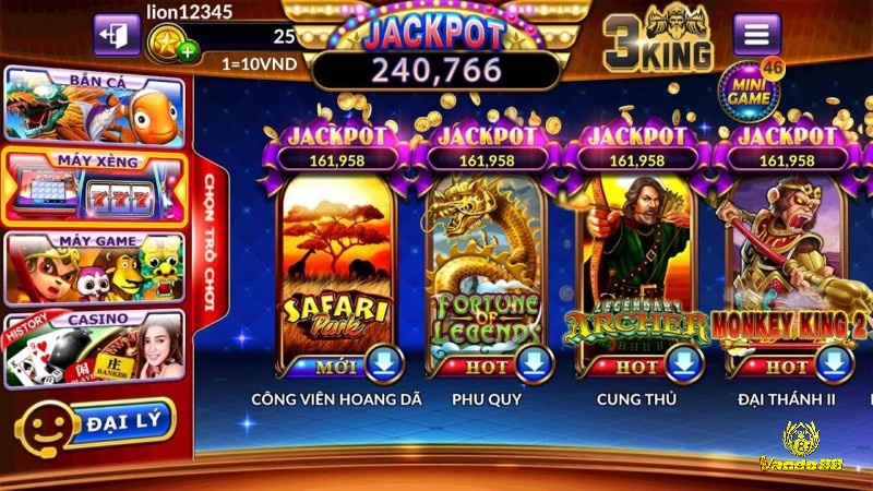 Ứng dụng các loại hình slot game là gì phổ biến hiện nay