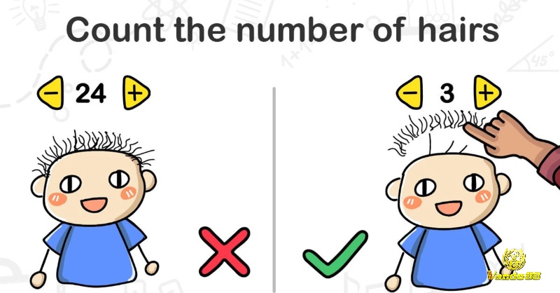 Brain Out nổi tiếng với các câu đố "hack não", buộc bạn phải suy nghĩ "ngoài chiếc hộp”