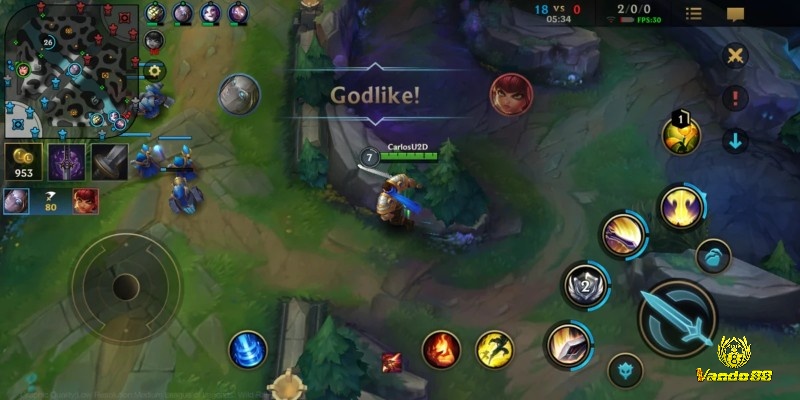 Wild Rift có lối chơi game MOBa với những trận đấu 5v5 hấp dẫn